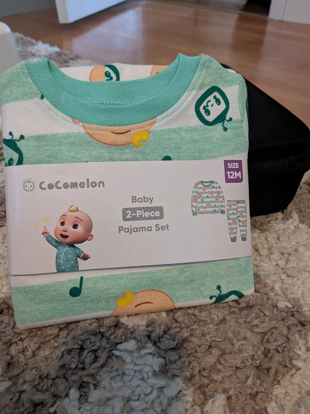 NWT 12m CoComelon Baby 2-Piece Pajama Set - Mint Green